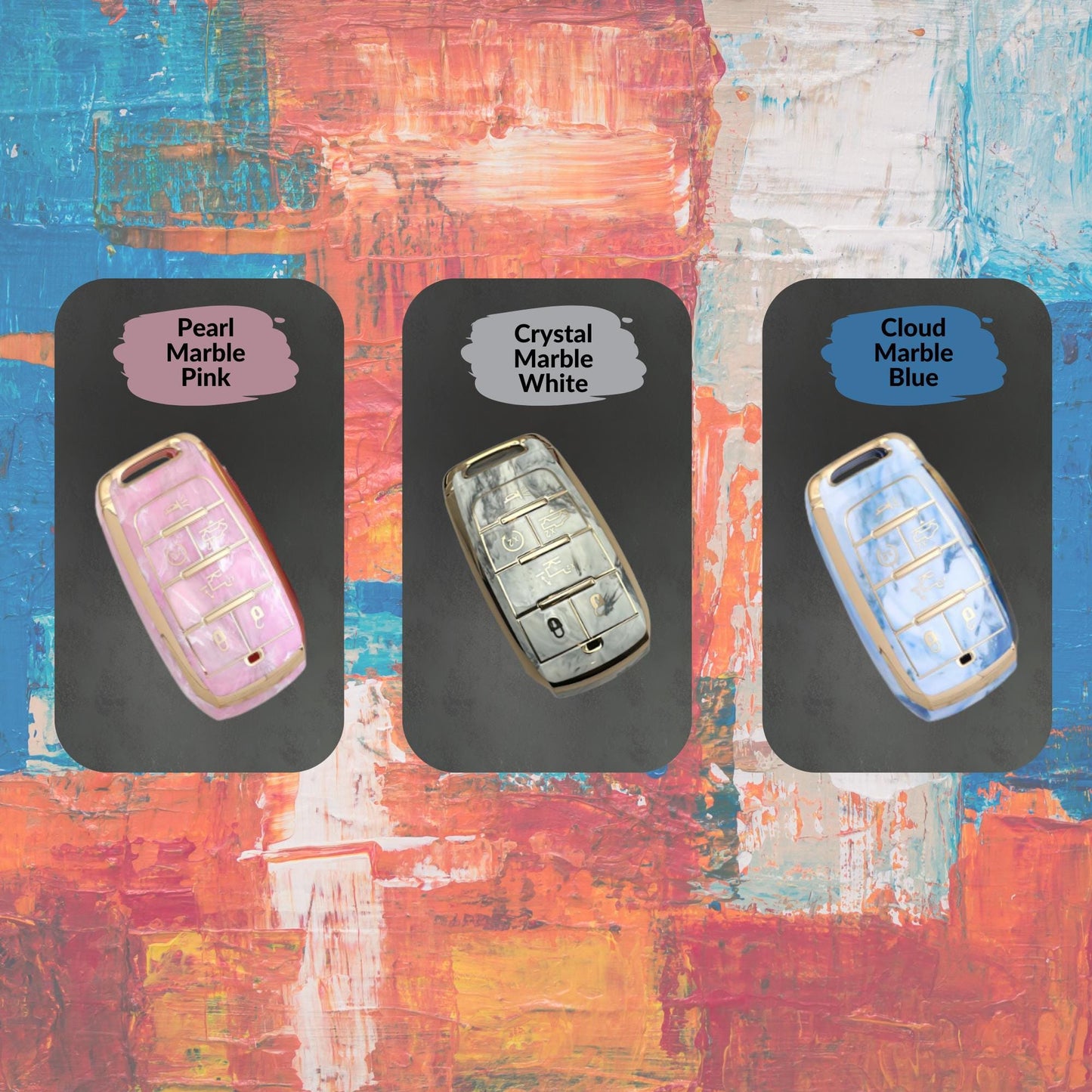 DODGE RAM 6-Button Key Fob Cover for Ram 1500, Big Horn, Laramie, Rebel, TRX - Tpu Remote Case